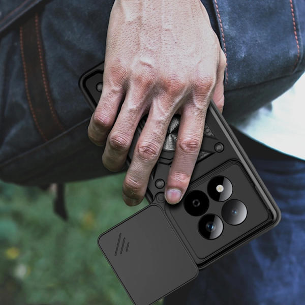 Tech-Protect Mobilskal För Xiaomi Redmi Note 15 Pro Plus Camshield Pro Svart