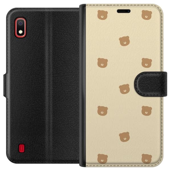 Plånboksfodral till Samsung Galaxy A10 med Björnmönster