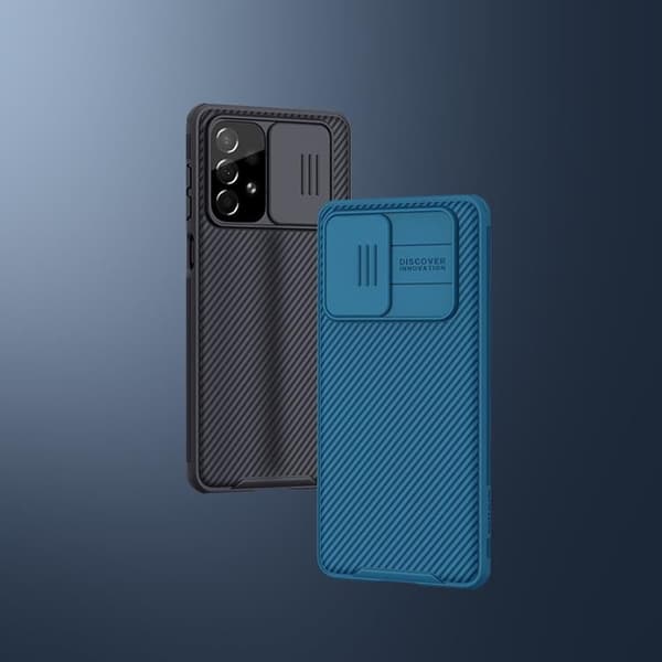 Nillkin Galaxy A73 Kuori CamShield Pro Armored - Musta Black
