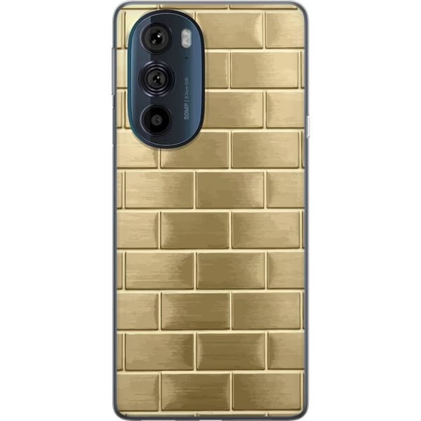 Mobilcover til Motorola Edge 30 Pro med Gyldne Mursten