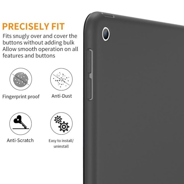 Tech-Protect iPad 9.7" (2017/2018) Fodral Smart - Svart Svart