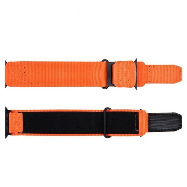 Forcell Apple Watch (38/40/41mm) Armband Nylon - Orange Orange
