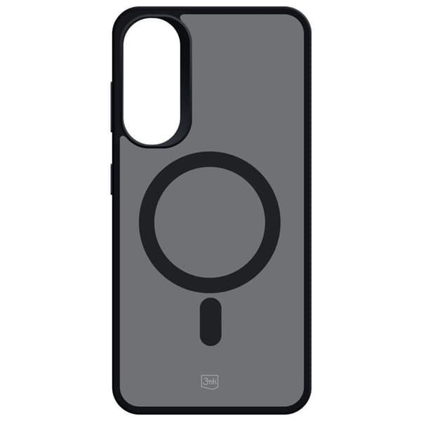 3MK Telefontaske til Galaxy S25 Edge MagSafe Smoke - Sort Svart
