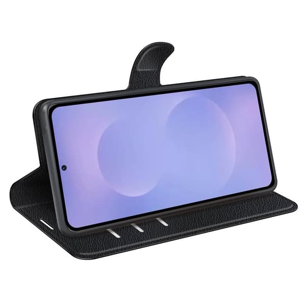 AMORUS Samsung Galaxy S26 / S26 Pro Plånboksfodral Konstläder Ställ - Svart