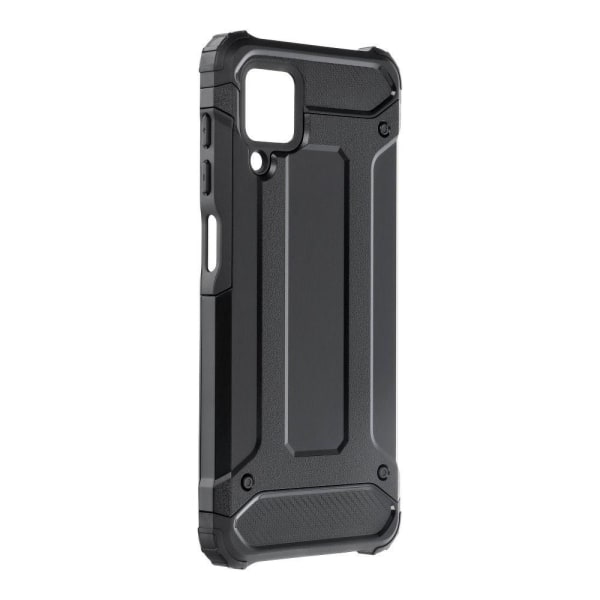 Galaxy A12/M12 Cover Forcell Armor Hård Plast - Sort