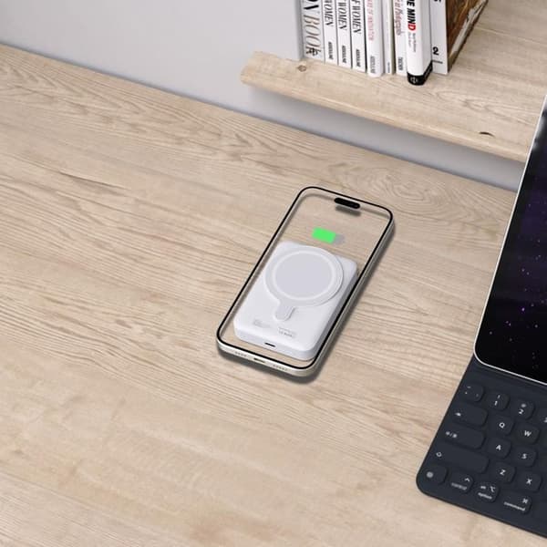 Tech-Protect Magsafe Powerbank 10000mAh PB11 LifeMag - Hvid Vit