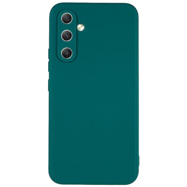 Galaxy A34 5G Mobile Cover Straight Edge Design TPU - tummanvihreä