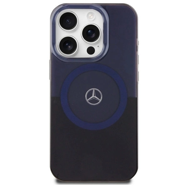 Mercedes Mobilskal till iPhone 16 Pro Max MagSafe Double Layer BiColor - Blå Blå
