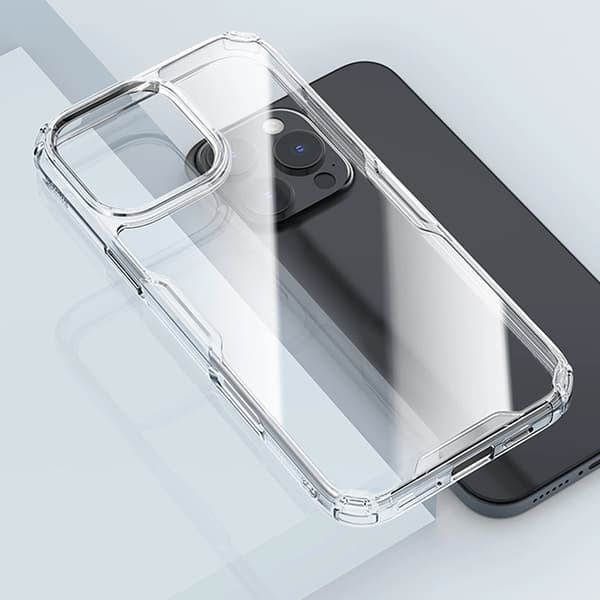Nillkin Mobilskal till iPhone 16 Pro Nature Pro - Transparent/Vit Transparent