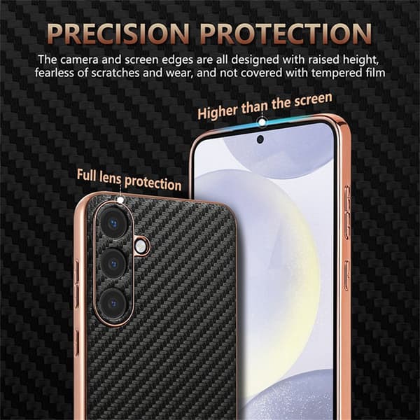 AZNS Mobilskal för Samsung Galaxy S26 Plus PU + TPU - Brun