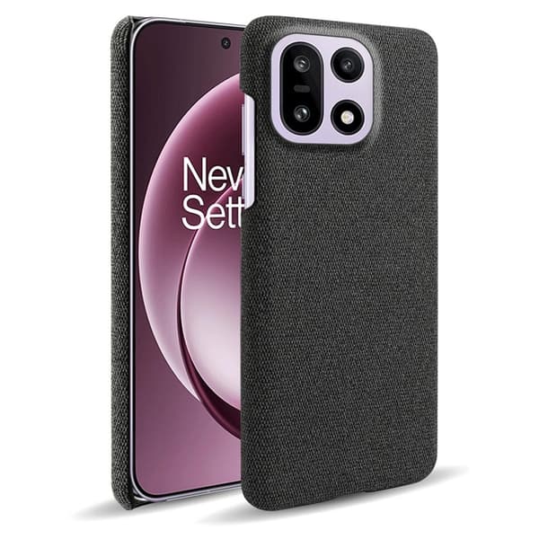 Mobilskal till OnePlus 15 5G Cloth Texture Anti-Scratch Svart