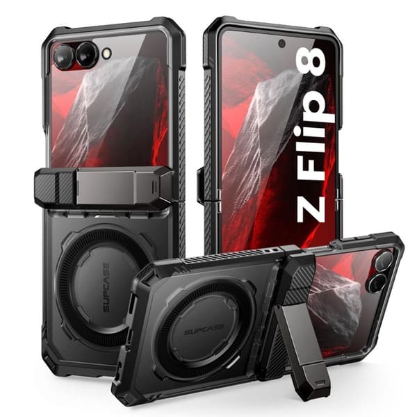 SupCase Mobilskal För Galaxy Z Flip 8 Magsafe UB Grip - Svart