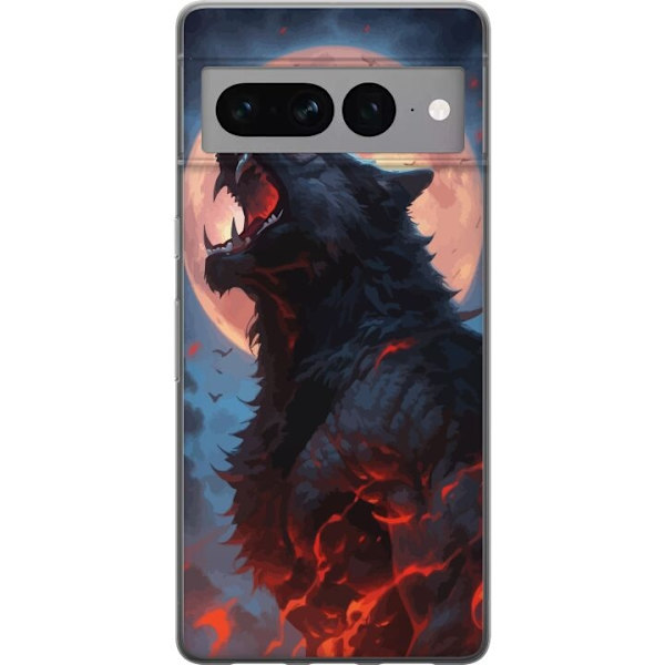 Mobilskal till Google Pixel 7 Pro med Ylande varg