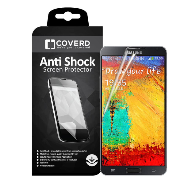 CoveredGear Anti-Shock skärmskydd till Samsung Galaxy Note 3