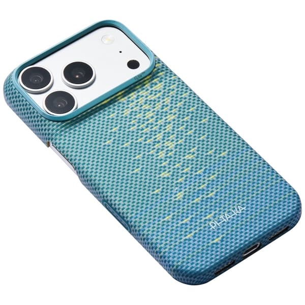 PITAKA Mobilskal För iPhone 18 Pro/17 Pro Magsafe Edge - Lucid Blå