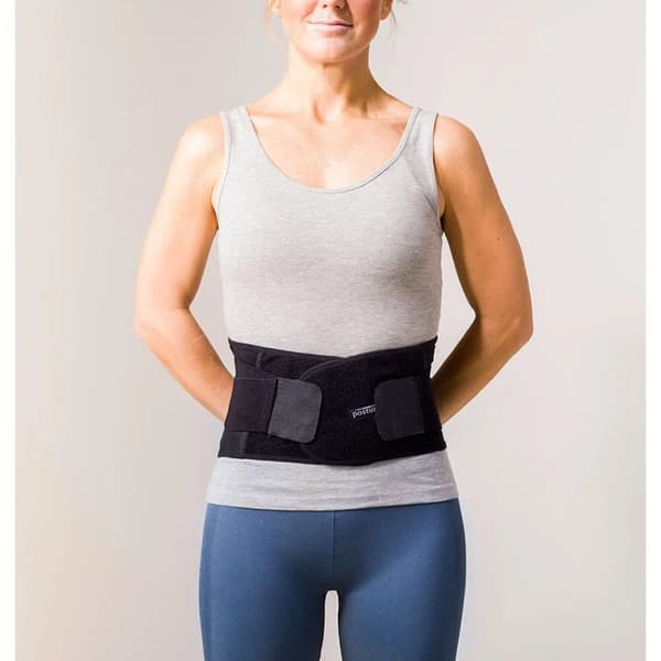 SWEDISH POSTURE Ländryggsbälte Stabilize M Svart Black