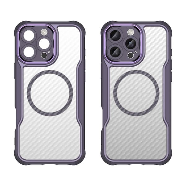Telefontaske til iPhone 16 Pro Max MagSafe Silicone Leading - Lilla Lila