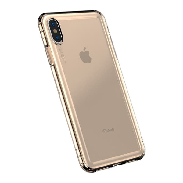 Baseus Airbags Cover til iPhone XS MAX - Guld Yellow