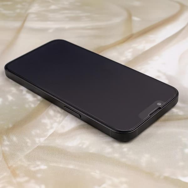 Skyddsglas 6D Matt till iPhone 12 Pro Max med Svart Ram Svart