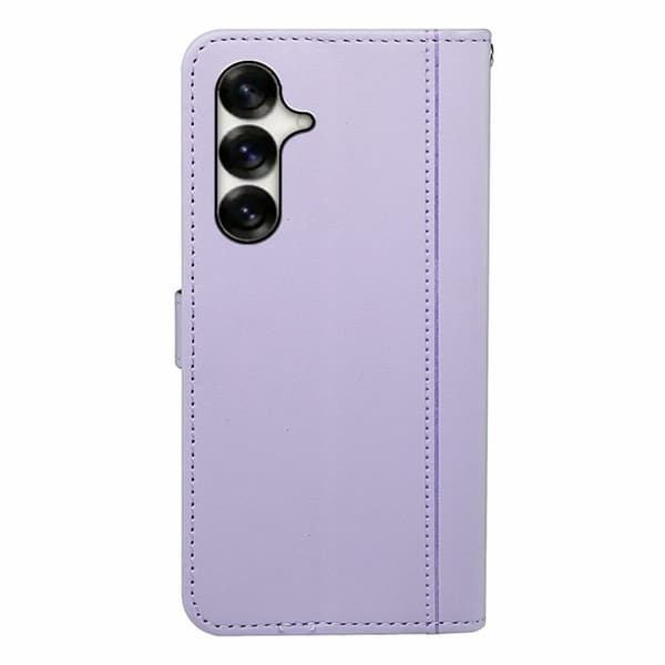 Plånboksfodral för Samsung Galaxy S26 Plus Magnetiskt Konstläder - Lila