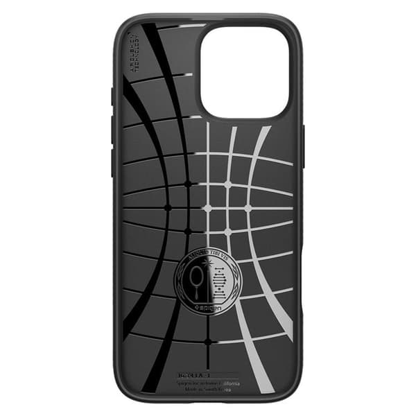Spigen telefontaske til iPhone 16 Pro Liquid Air - Mat Sort Svart