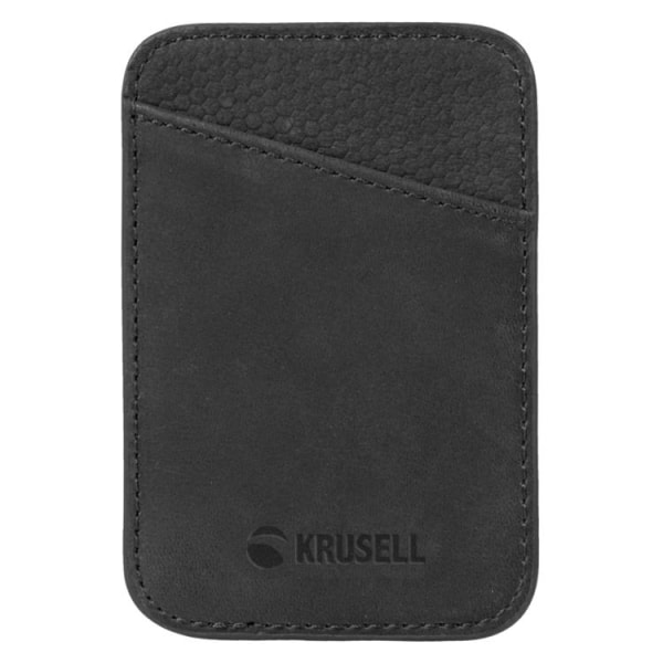 Krusell Magnetic MagSafe -korttipidike iPhonelle - musta Black