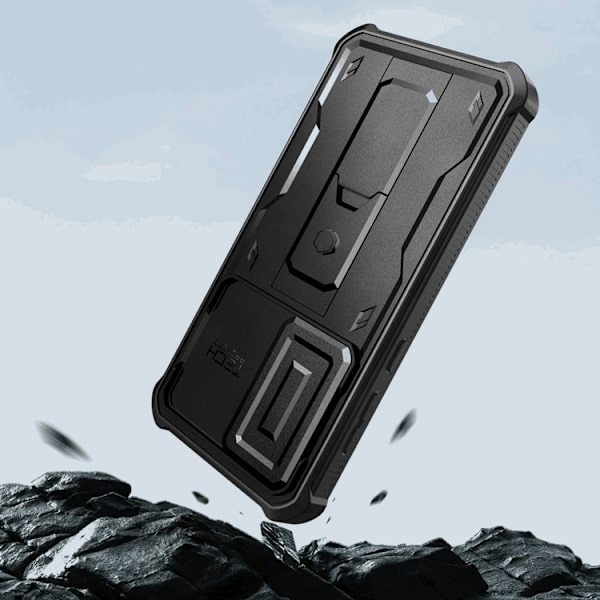 Tech- Protect telefontaske til Galaxy A36 5G Kevlar Cam Plus - Sort