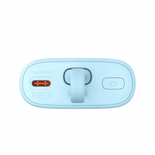 Baseus Powerbank 5200mAh Popsicle 20W - Blå/Orange Orange