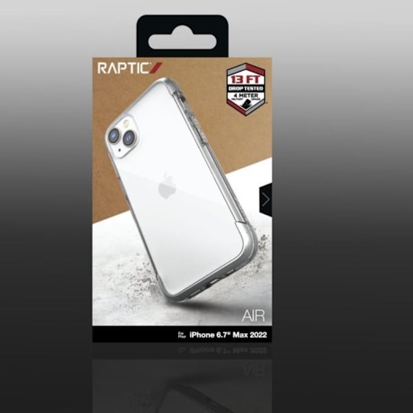 Raptic iPhone 14 Pro Max Skal X-Doria Air - Silver Silver
