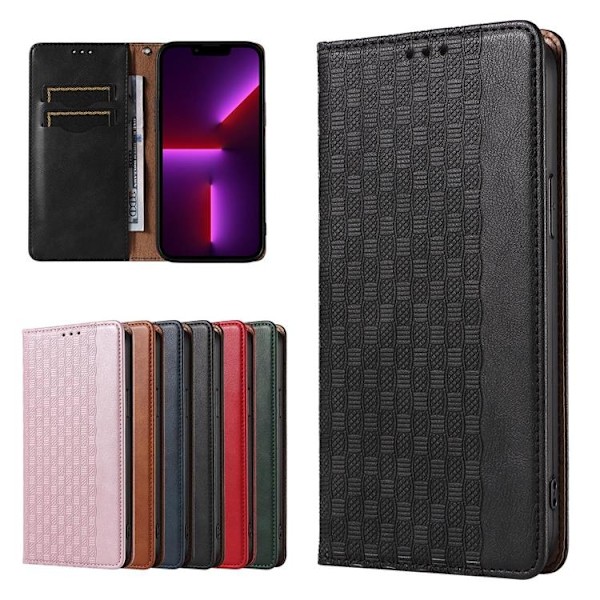 iPhone 12 Pro Max Pungetui Magnet Strap - Sort Black