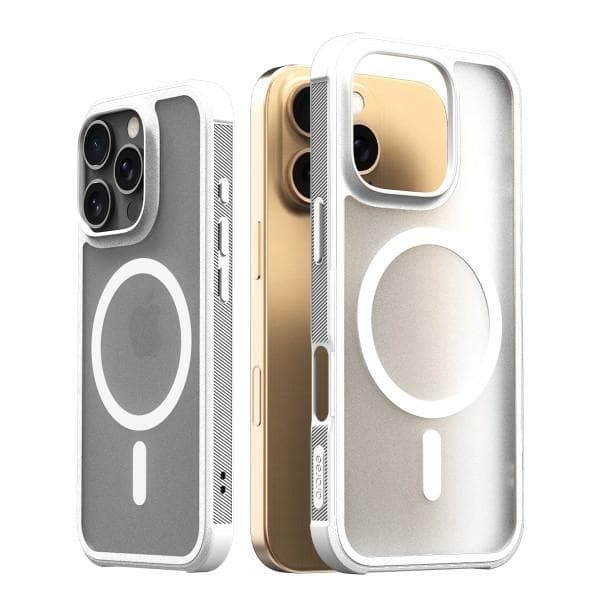 Araree telefontaske til iPhone 16 Pro Max MagSafe Duple M Armor - Hvid Vit