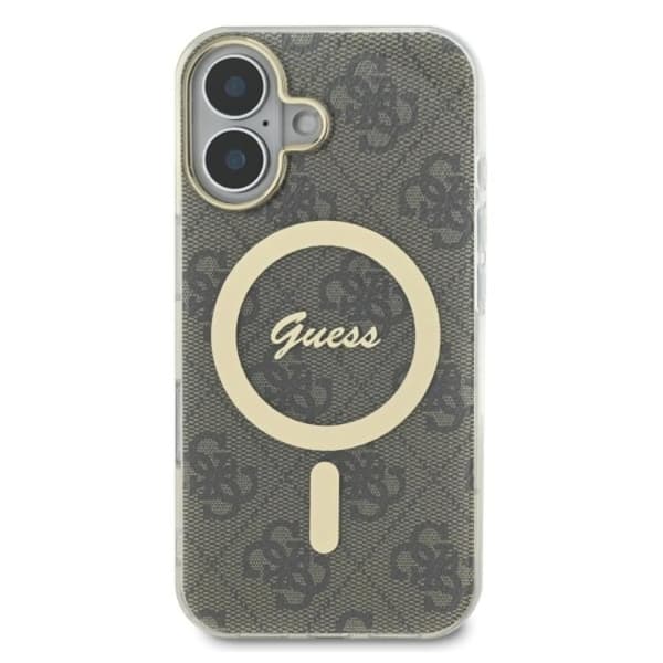 Guess Mobilskal till iPhone 16 MagSafe IML 4G - Brun Brun