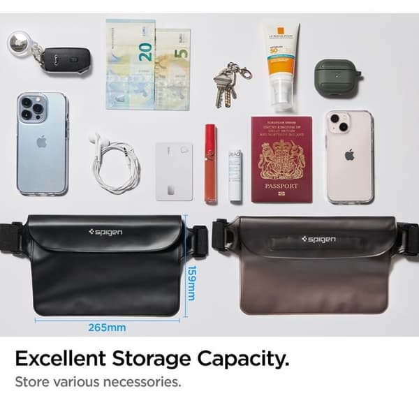 Spigen Universal Vattentät Midjeväska A620 - Svart Svart