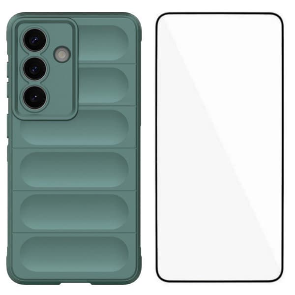 WANLONFENG Mobilskal för Samsung Galaxy S26 Plus TPU - Armgrön
