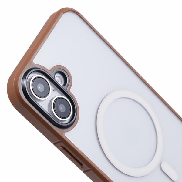 X-LEVEL Crystal Clear Mobilskal till iPhone 16 TPU+PC - Guld