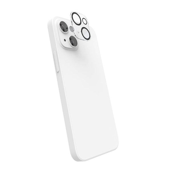 Hama iPhone 15/15 Plus -kameran linssin suojus karkaistua lasia - läpinäkyvä