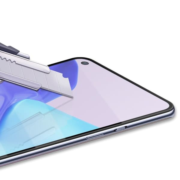 MOCOLO Hærdet Glas Skærmbeskytter til Oneplus 9 - Sort Black