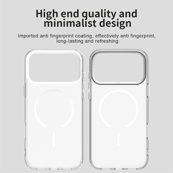 Mobilskal till iPhone 17 Pro Max MagSafe C-shaped Candy Color - Vit Vit