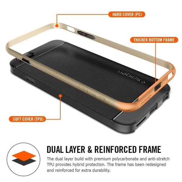 SPIGEN Neo Hybrid Skal till Apple iPhone 6(S) Plus (Vit) Vit