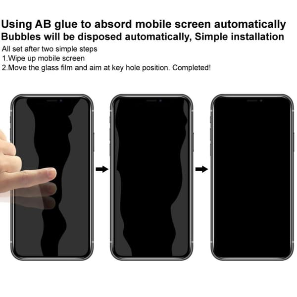 IMAK Pro Plus Anti-Scratch Härdat glas Google Pixel 6 - Svart Svart