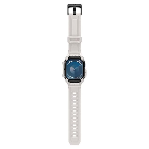 Spigen Apple Watch 46mm Series 10 Armband Rugged Armor Pro Beige
