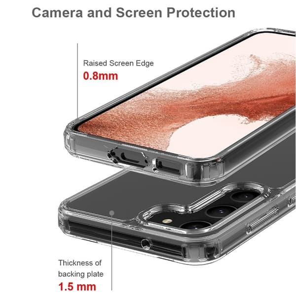 Galaxy S23 Plus Mobilskal Anti-gulning - Klar Transparent