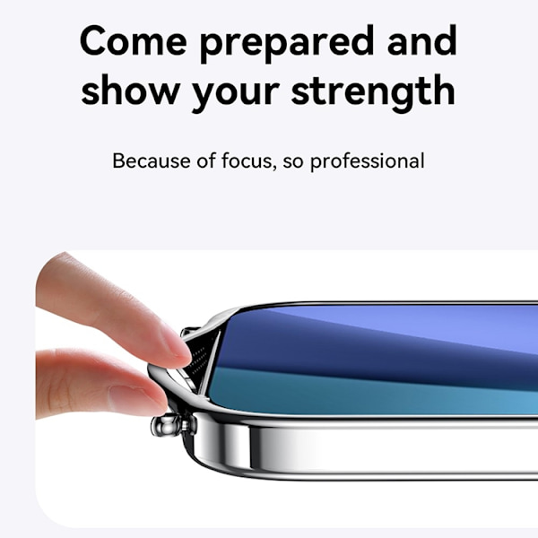 SULADA Mobilskal till iPhone 17 Pro Ultra Clear Electroplating - Svart Svart