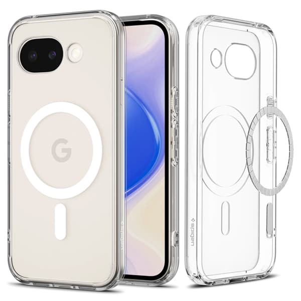 Spigen Mobilskal För Google Pixel 10A MagSafe Ultra Hybrid - Clear/Vit Transparent