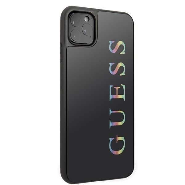 Guess iPhone 11 Pro Max skal Svart Glitter Logo Svart