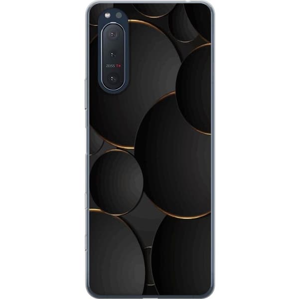 Telefontaske til Sony Xperia 5 II med luksus cirkler