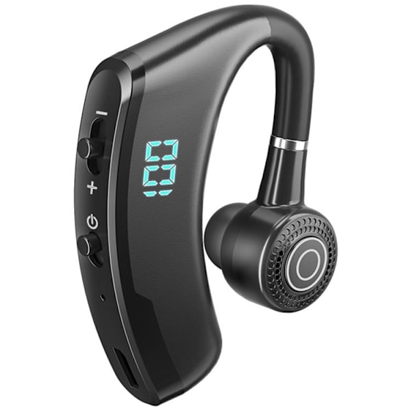 Single In-Ear Hörlur Bluetooth Med Display V9S Svart