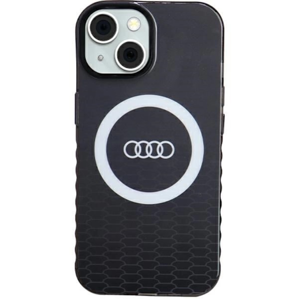 Audi iPhone 15/14/13 Mobilskal Magsafe IML Big Logo - Svart Svart