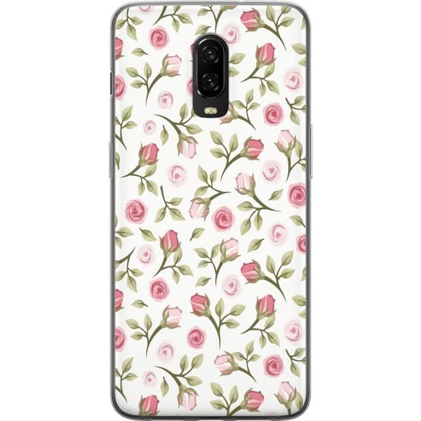 Mobilcover til OnePlus 6T med Blomstret