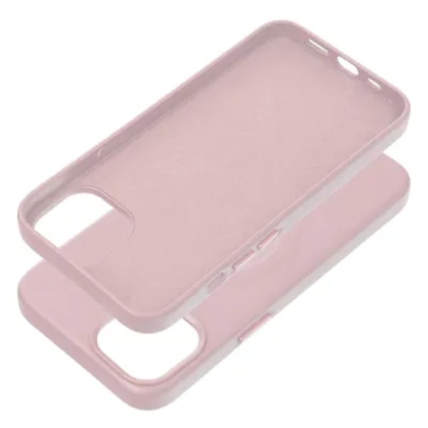 iPhone 15 Plus Mobilskal Magsafe Läder Roar - Rosa